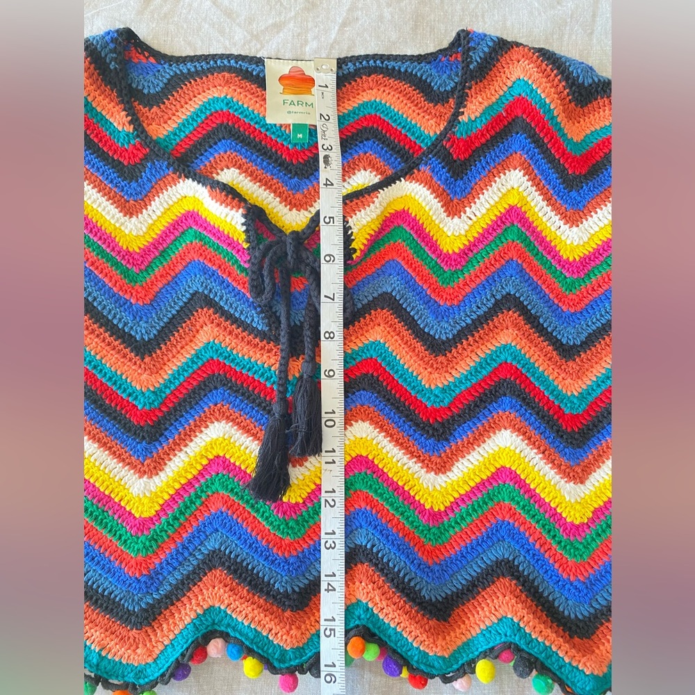 FARM Rio Multicolor Chevron Sweater - Picture 7 of 12